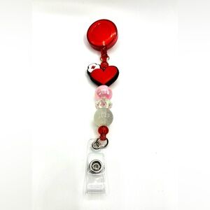 Beaded Nurse Badge Reel